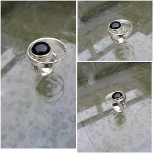 Zilveren ring met Onyx SOLD
