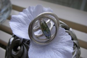 Zilveren ring draai