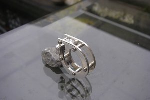Zilveren ring met Zirconia