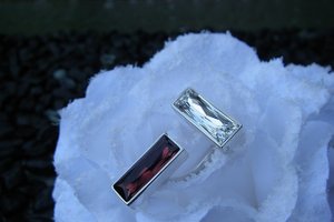 Zilveren ring met Zirconia